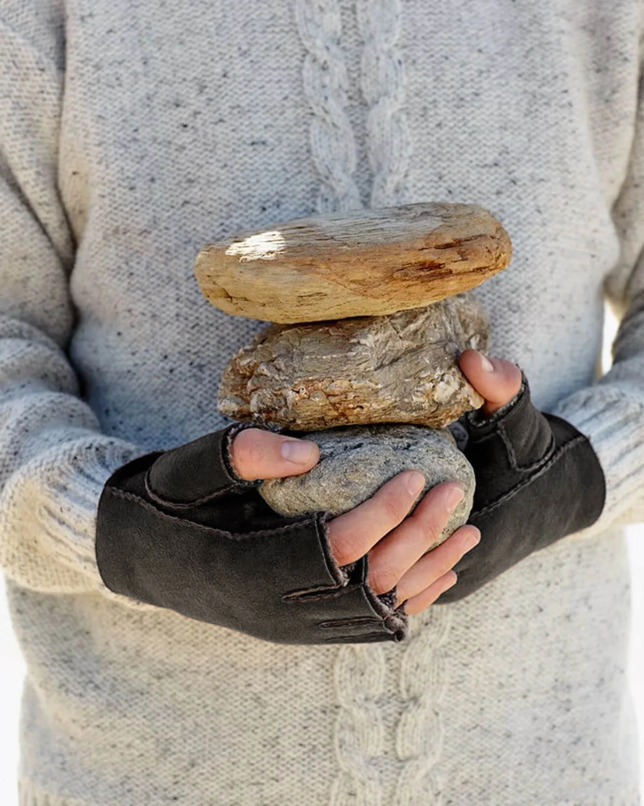 Men's Fingerless Gloves 3 Men's Fingerless Gloves