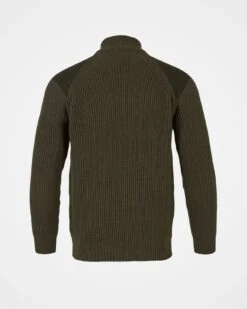 Men's Ribbed Half Zip Sweater -Celtic & Co 104216