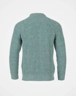 Men's Waffle Stitch Crew -Celtic & Co 106448