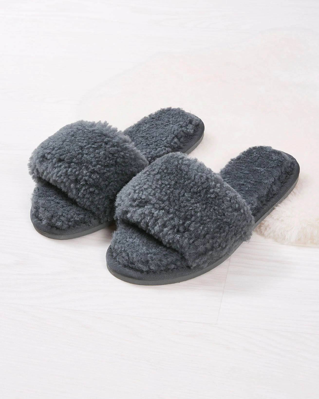 Shearling Slides 3 Shearling Slides
