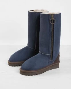 Aviator Shearling Calf Boots