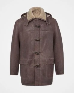 Men's Shearling Celtic Duffle Coat -Celtic & Co 127426