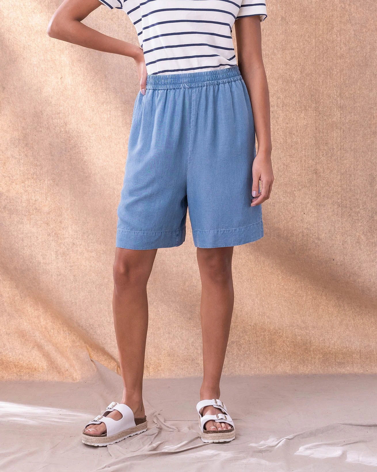 Chambray Shorts 5 Chambray Shorts - Image 3