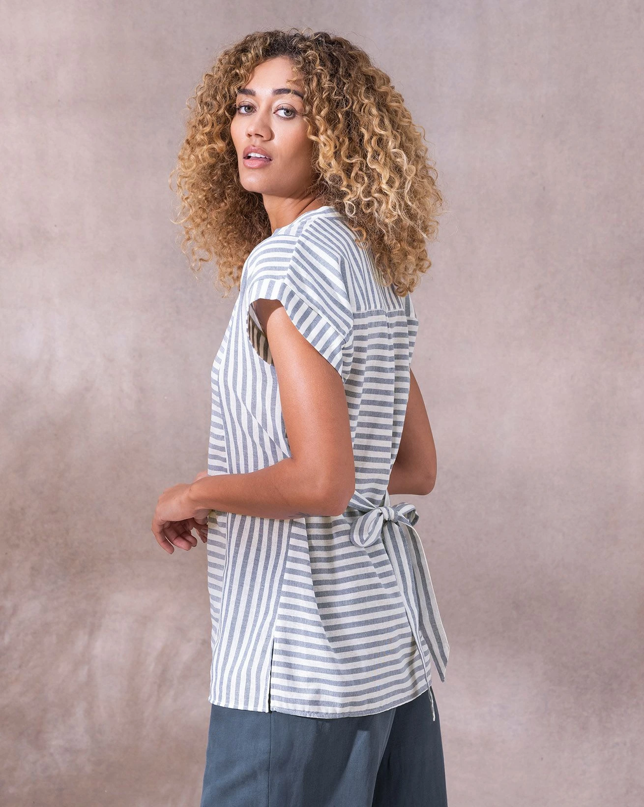 Cutabout Stripe Tunic 4 Cutabout Stripe Tunic - Image 2