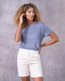 Slim Cotton Shorts -Celtic & Co 129734