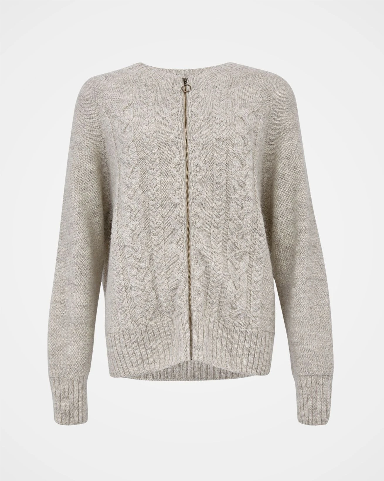 British Cable Zip Cardigan 5 British Cable Zip Cardigan - Image 3