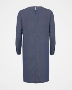 Twill Knee Length Shift Dress -Celtic & Co 142353