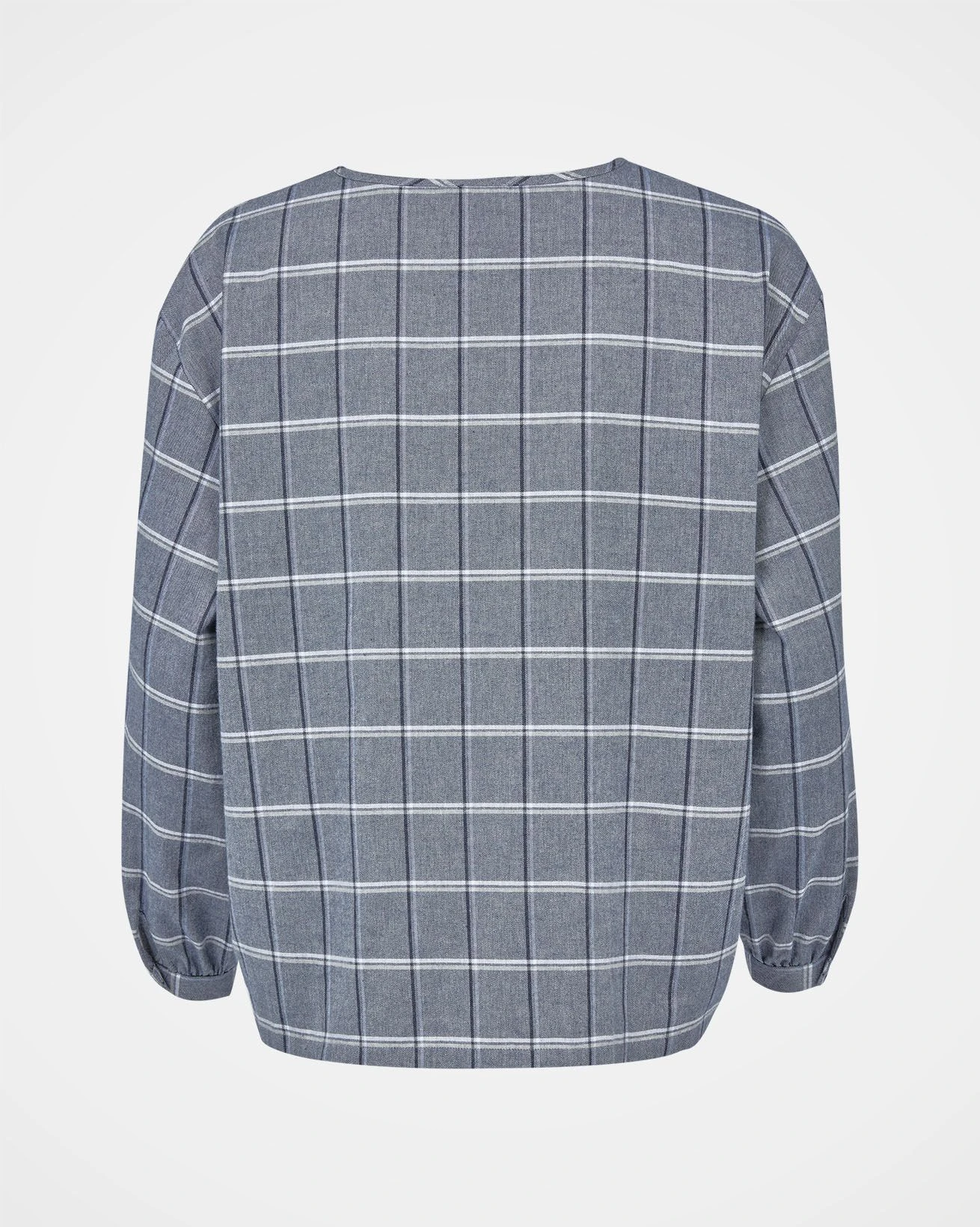 Check Button Through Blouse 7 Check Button Through Blouse - Image 5