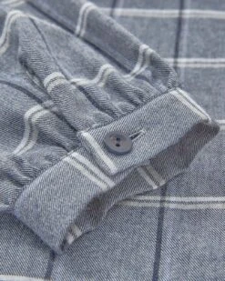 Check Button Through Blouse 17 Check Button Through Blouse -Celtic & Co 144042