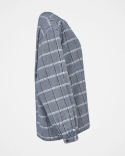 Check Button Through Blouse 15 Check Button Through Blouse -Celtic & Co 144044