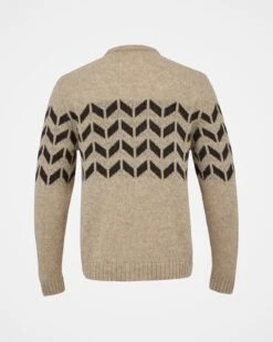 Men's Shetland Chevron Sweater -Celtic & Co 144181