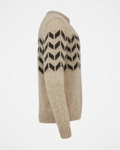 Men's Shetland Chevron Sweater -Celtic & Co 144186
