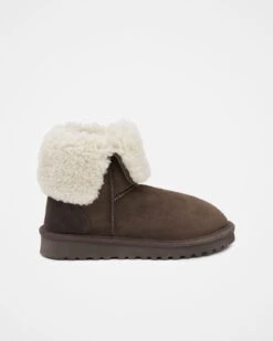 Fold Down Shearling Boots