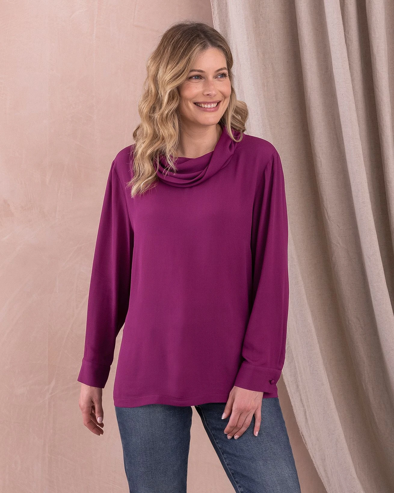 Cowl Neck Top 4 Cowl Neck Top - Image 2