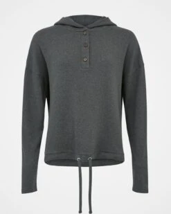 Button Detail Hoodie -Celtic & Co 147704