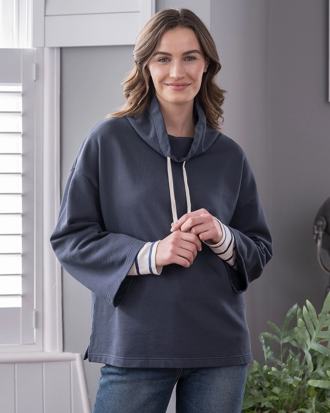 Funnel Neck Sweatshirt 3 Funnel Neck Sweatshirt