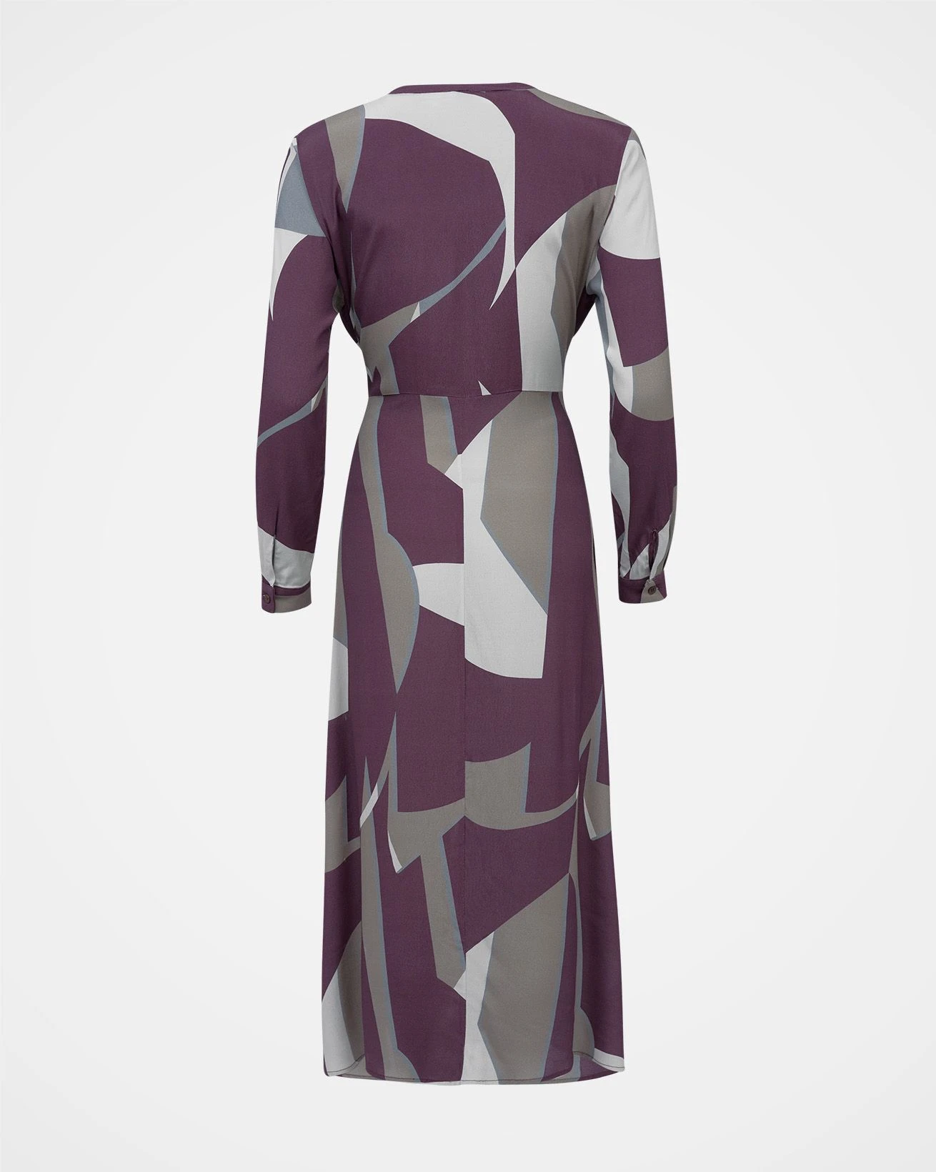 Long Sleeve Tie Front Midi Dress 7 Long Sleeve Tie Front Midi Dress - Image 5