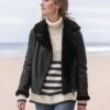 Shearling Biker Jacket 2 Shearling Biker Jacket -Celtic & Co 157884