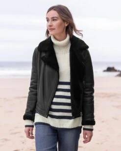 Shearling Biker Jacket -Celtic & Co 157885