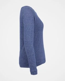 Linen Blend Sweatshirt 14 Linen Blend Sweatshirt -Celtic & Co 158329