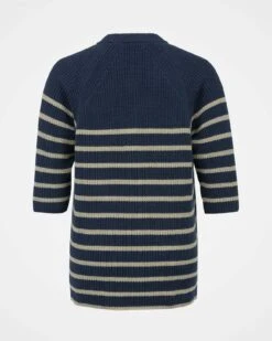 Half Sleeve Knitted Sweater -Celtic & Co 158440