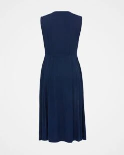 Sleeveless Button Through Midi Dress 10 Sleeveless Button Through Midi Dress -Celtic & Co 158755