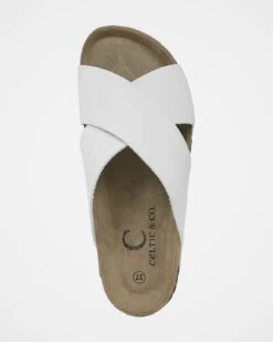 Nubuck Crossover Slides -Celtic & Co 158856