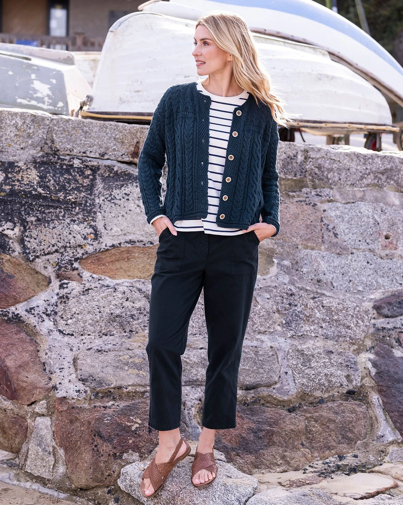 Slim Leg Cotton Pants 4 Slim Leg Cotton Pants - Image 2