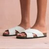 Nubuck Crossover Slides -Celtic & Co 160412