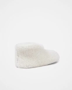 Teddy Shearling Soft Sole Bootee Slippers -Celtic & Co 161689
