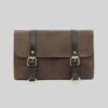 Trim Leather Wash Bag Roll -Celtic & Co 163838