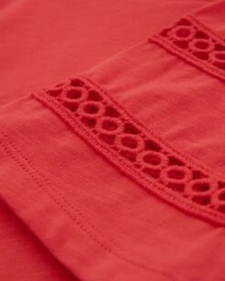 Organic Cotton Sleeve Detail Jersey Top 15 Organic Cotton Sleeve Detail Jersey Top -Celtic & Co 166889