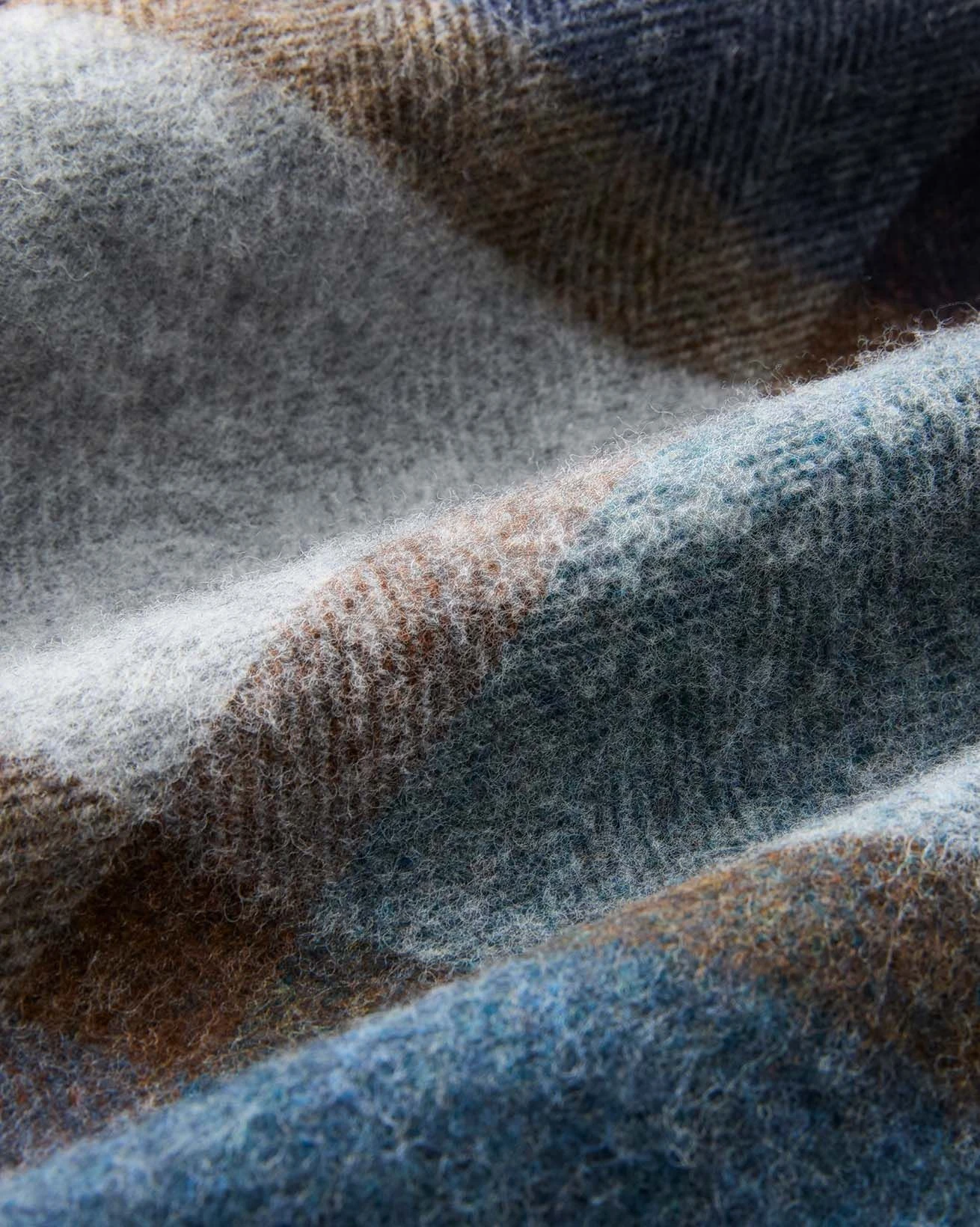 Merino Lambswool Check Throw 5 Merino Lambswool Check Throw - Image 3