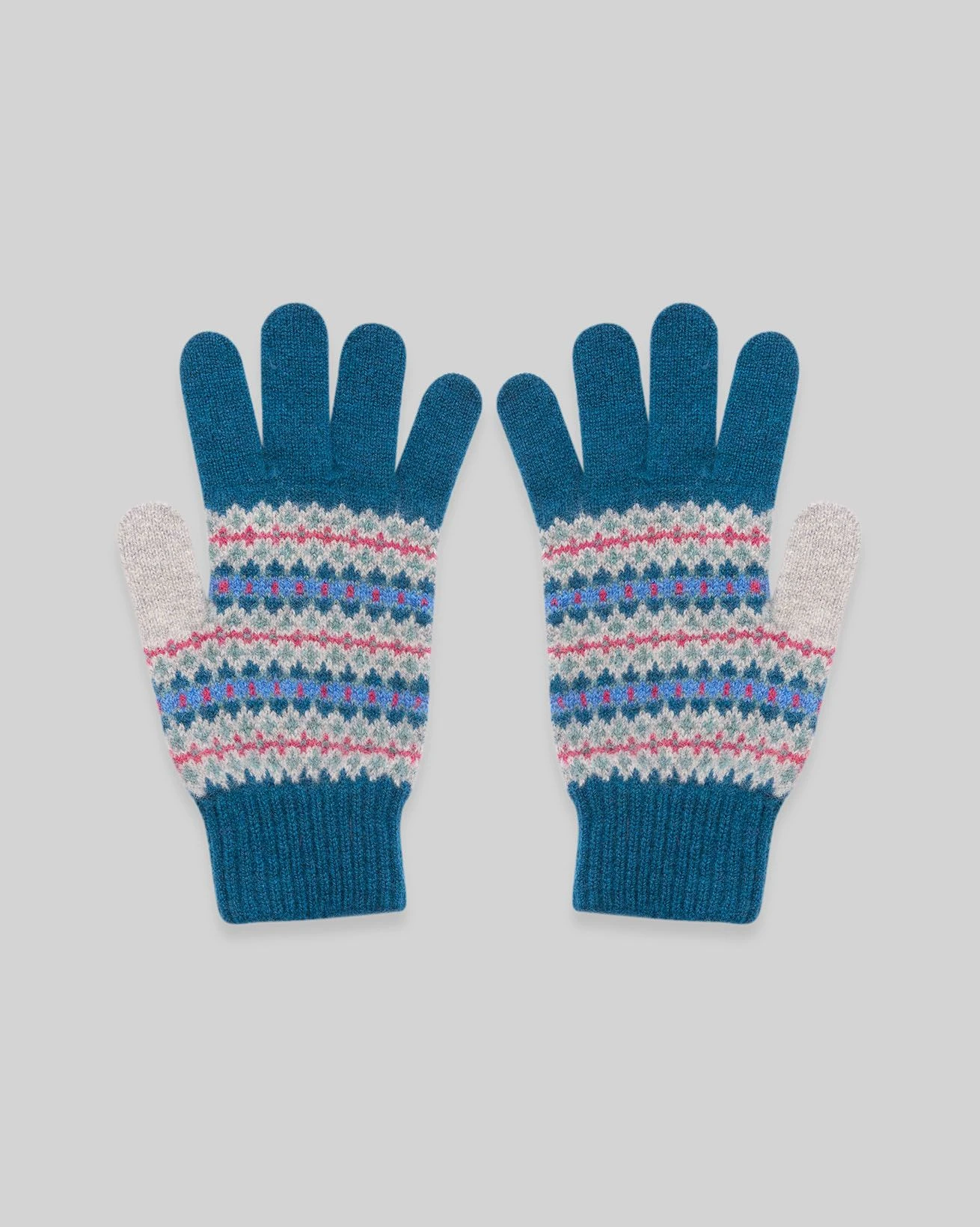 Lambswool Fair Isle Gloves 4 Lambswool Fair Isle Gloves - Image 2