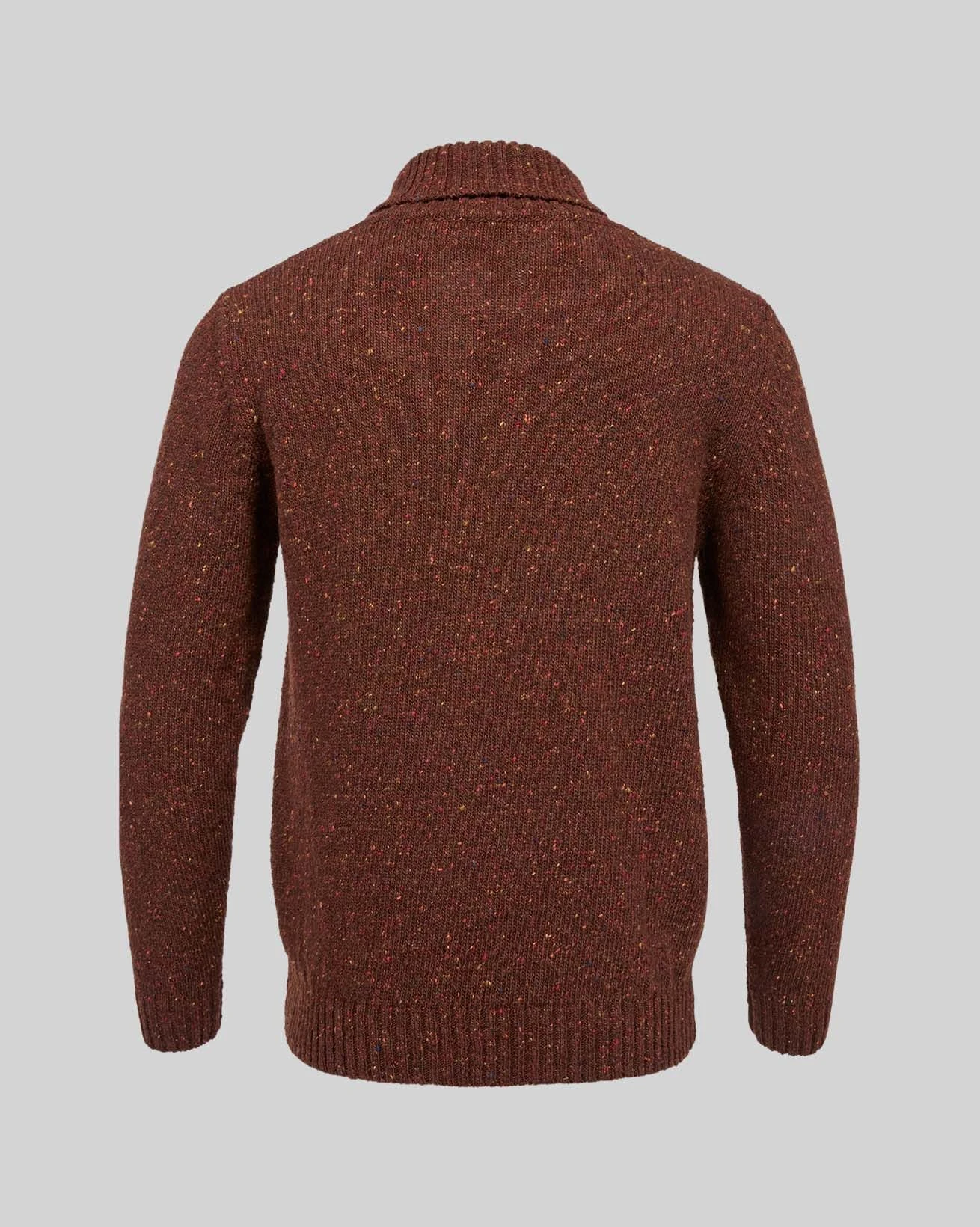 Men's Donegal Shawl Collar Sweater 6 Men's Donegal Shawl Collar Sweater - Image 4