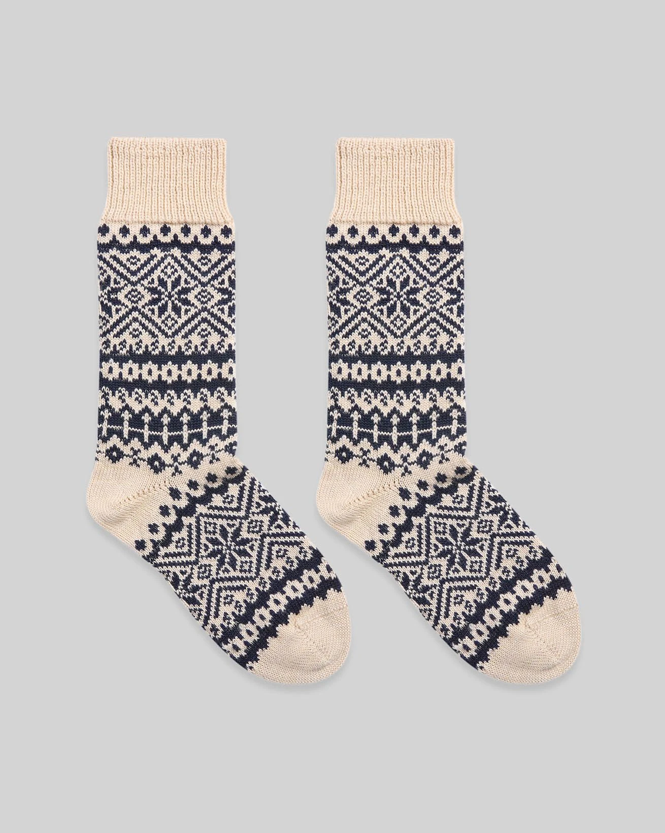 Ladies Fair Isle Merino Cotton Socks 4 Ladies Fair Isle Merino Cotton Socks - Image 2