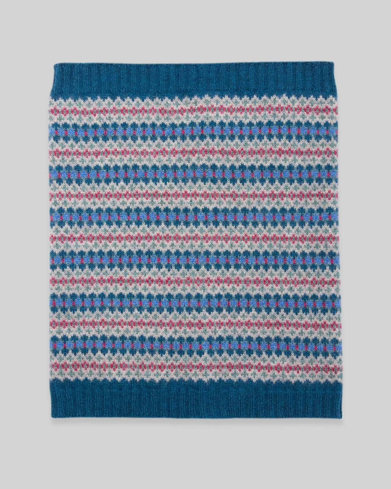 Lambswool Fair Isle Snood 4 Lambswool Fair Isle Snood - Image 2