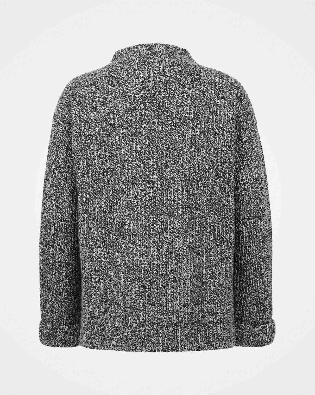 Ribbed Funnel Neck Sweater 6 Ribbed Funnel Neck Sweater - Image 4