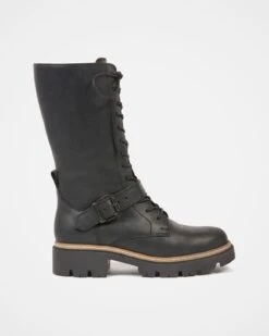 Strap Detail Mid Calf Boots -Celtic & Co 173761