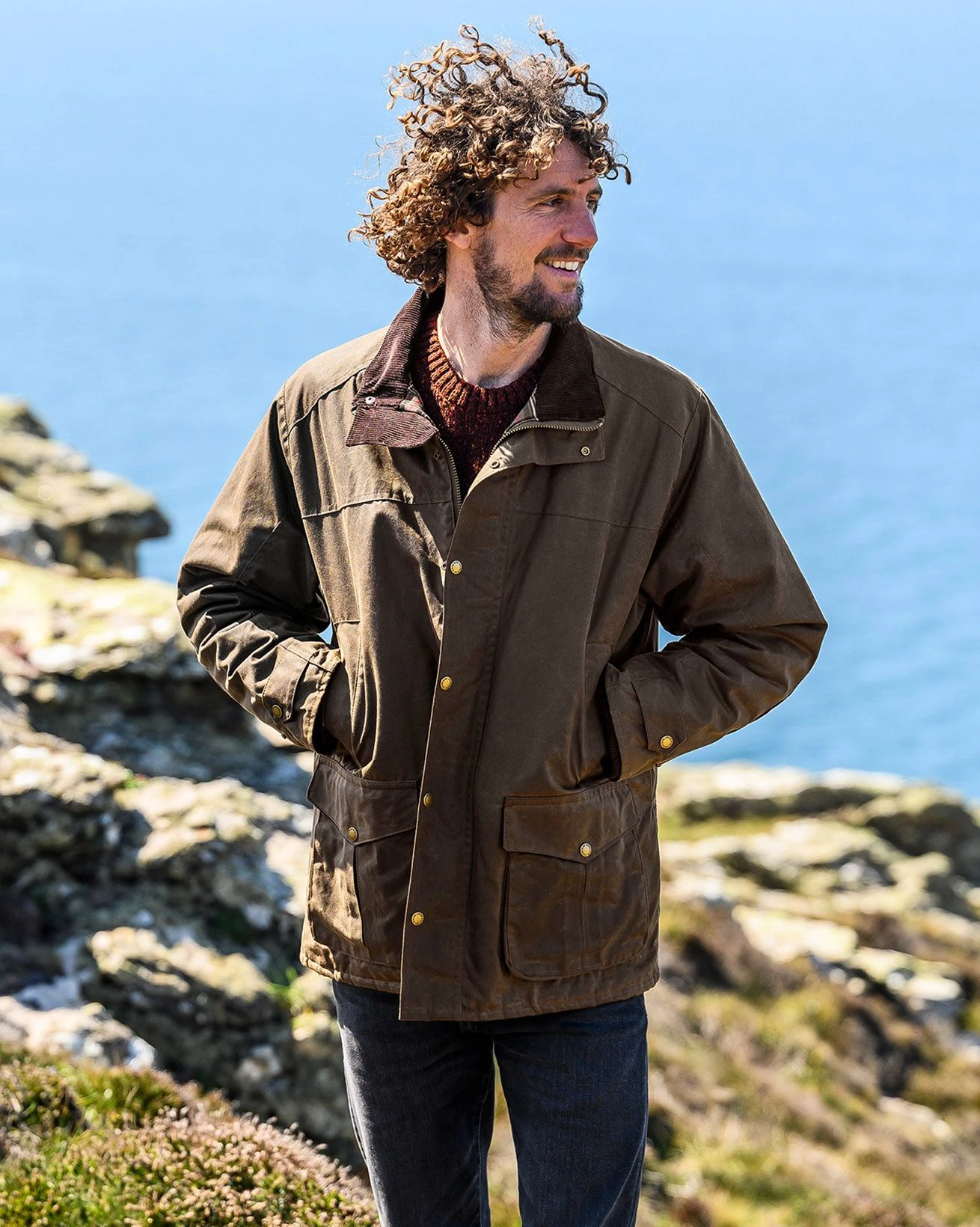 Men's Waxed Jacket 3 Men's Waxed Jacket - Image 2