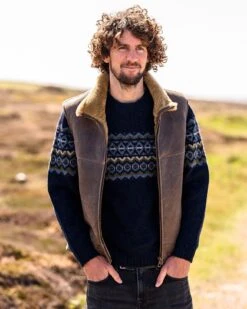 Men's Shearling Vest