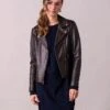 Leather Biker Jacket -Celtic & Co 174266