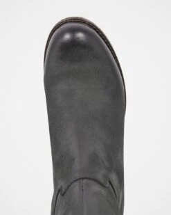 Crepe Block Heel Ankle Boots -Celtic & Co 176665