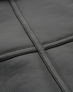 Slouchy Funnel Neck Shearling Jacket -Celtic & Co 177073