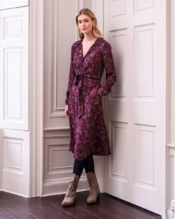 Tie Front Midi Shirt Dress 9 Tie Front Midi Shirt Dress -Celtic & Co 177158