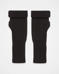 Recycled Geelong Rib Fingerless Gloves -Celtic & Co 182054