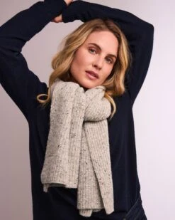 Donegal Rib Scarf -Celtic & Co 182130