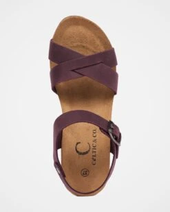 Crossover Wedge Sandals -Celtic & Co 186149