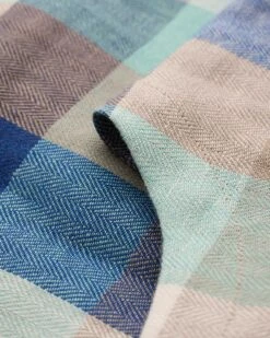 Linen Blend Button Detail Top -Celtic & Co 186184