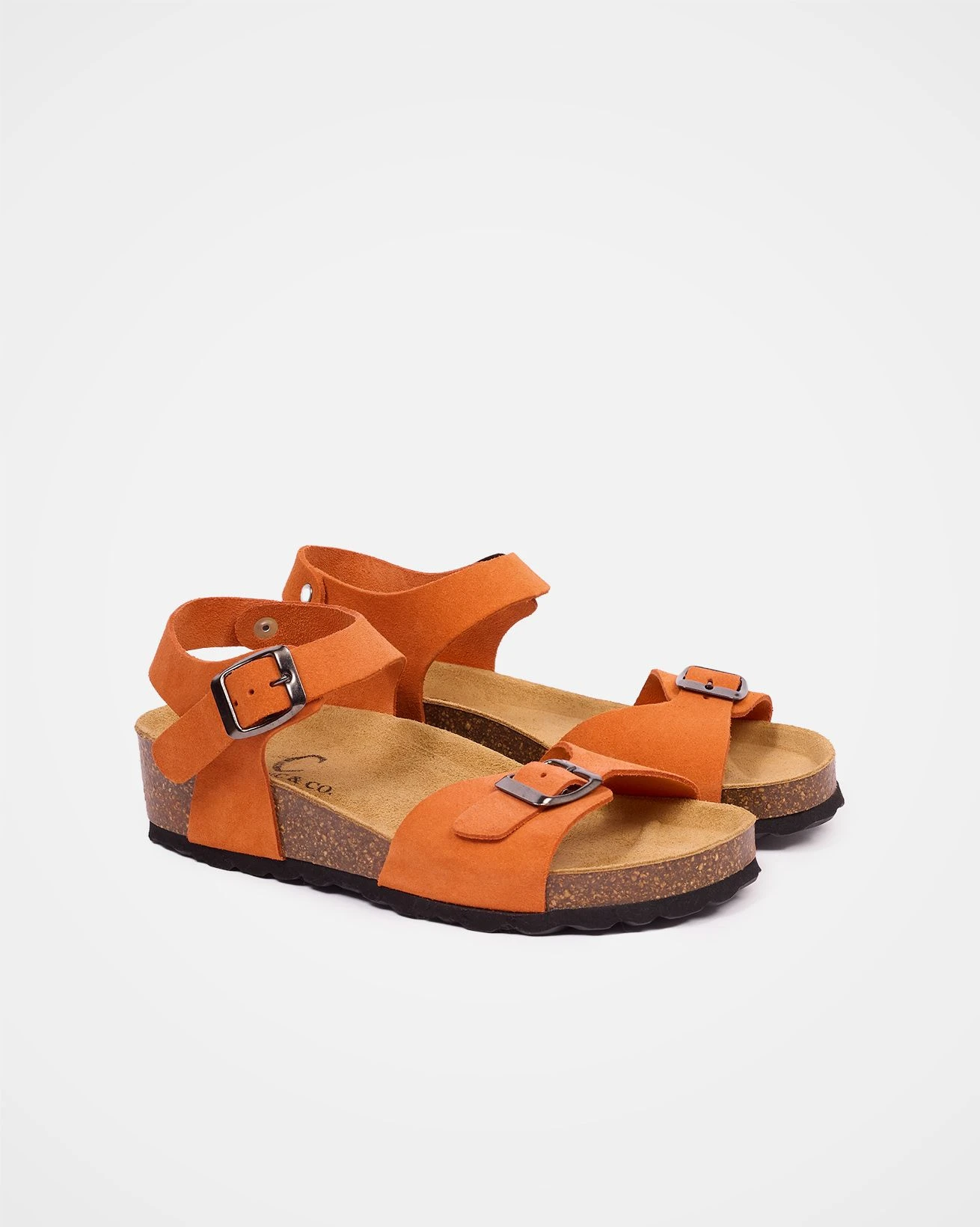 Low Wedge Double Buckle Sandals 4 Low Wedge Double Buckle Sandals - Image 2